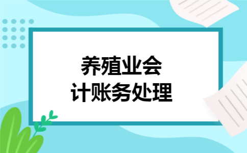 养殖业会计账务处理 养殖业会计账务处理