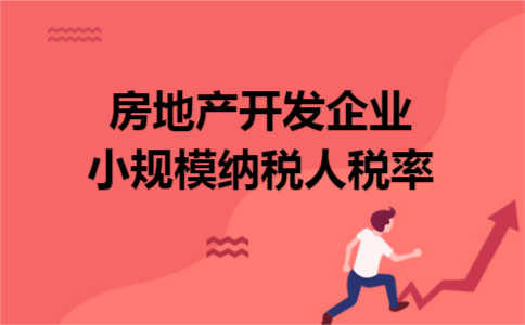 房地产开发企业小规模纳税人税率