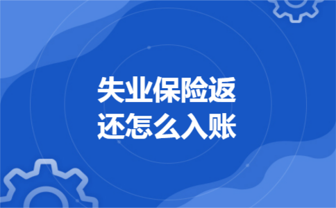 失业保险返还怎么入账
