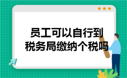 员工可以自行到税务局缴纳个税吗
